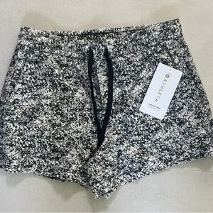 Athleta NWT Women's Farallon Black and White Athletic Shorts